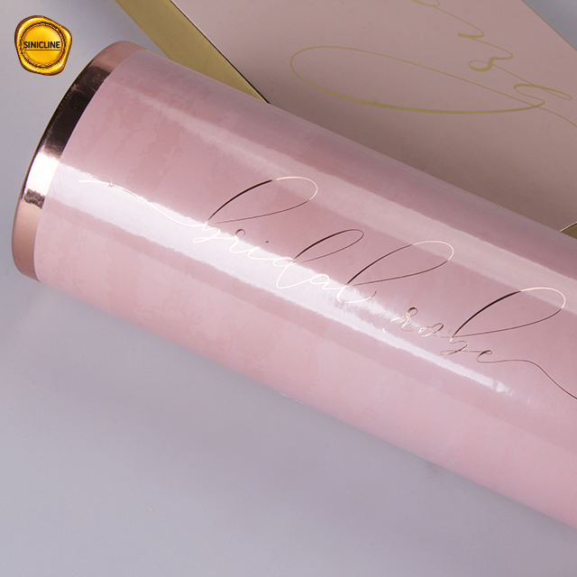 Benutzerdefinierte glänzende rosa Papierrohr-Zylinder-Kosmetik-Verpackungsbox 