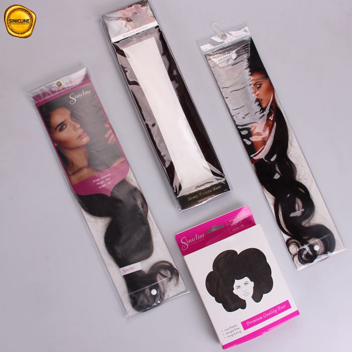 PVC-Verpackungsbeutel zum Flechten von Haaren Transparenter Beutel zum Verpacken von Haarbeuteln