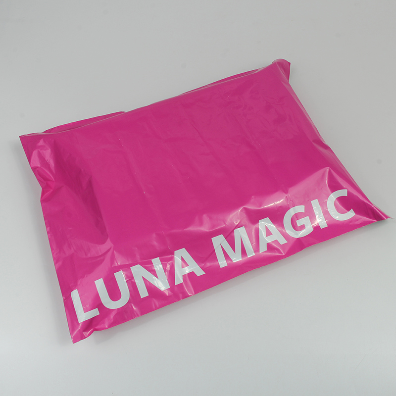 Maßgeschneiderte selbstklebende Kosmetikverpackung aus Kunststoff in Pink
